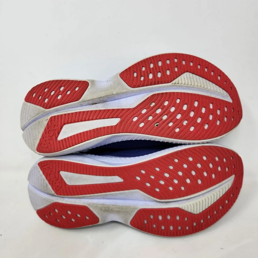 Hoka One One Mach 6 Womens Running Shoes Blue Red 1147810 MLL Size 8B